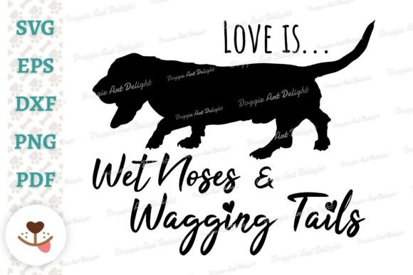 Basset Hound Dog Quote SVG PNG Cut File for Crafts & Graphics