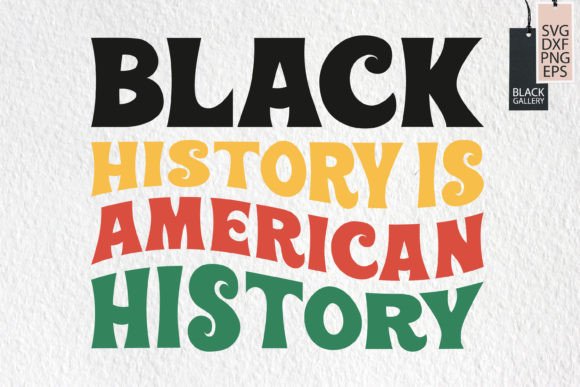 Black Month History Quote SVG Design for Crafts & Graphics