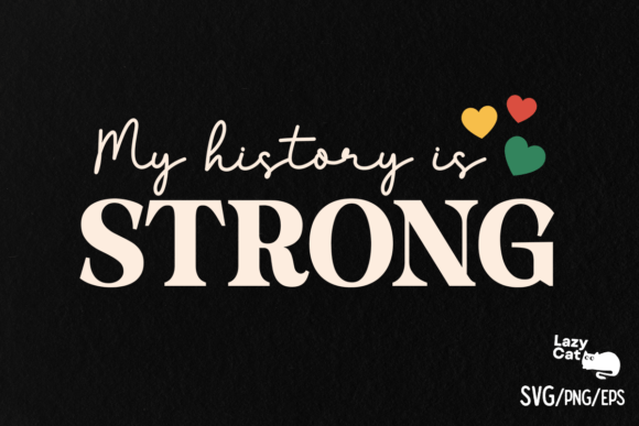 Black Month History Quote SVG PNG Design