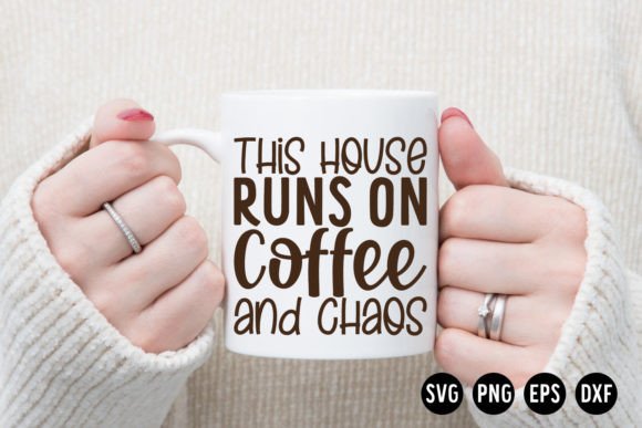 Coffee Quote SVG Cut File: Graphics for Crafts
