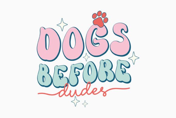 Funny Dog Quote SVG Design Retro