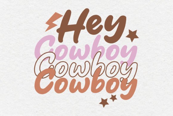 Hey Cowboy Western Quote SVG Design: Crafts & Graphics