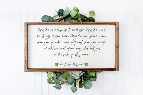 Irish Blessing Quote SVG: Graphics for Crafts & Local Branding