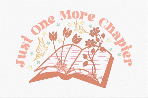 Reading Book Flowers Quote SVG Design for Crafts & Graphics
