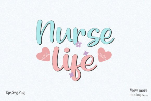 Retro Nurse Quote Graphics for Crafts Projects