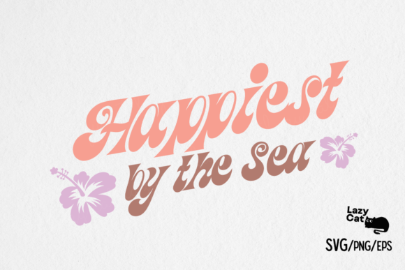 Summer Beach Retro Quote SVG Design: Graphics for Crafts