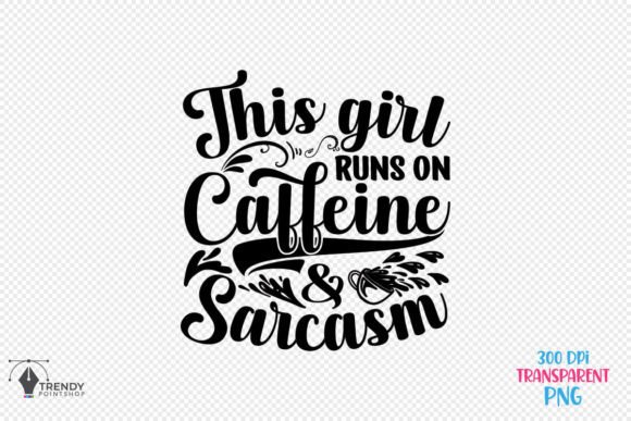 The Girl Coffee Quote SVG Design: Graphics & Crafts Asset Review