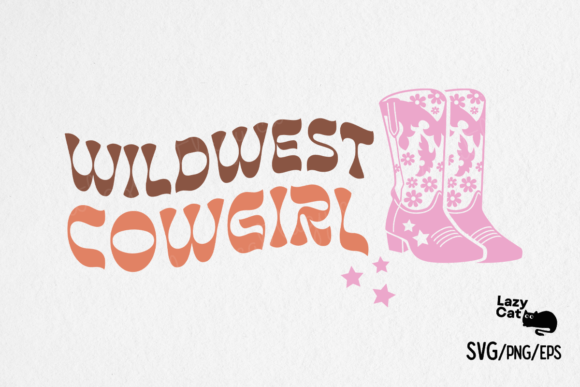 Western Cowgirl Quote SVG Design: Graphics for Crafts & Branding