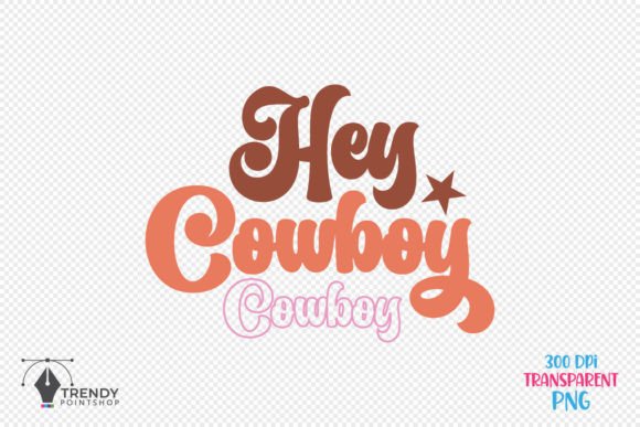 Western Hey Cowboy Quote SVG Design for Crafts & Graphics